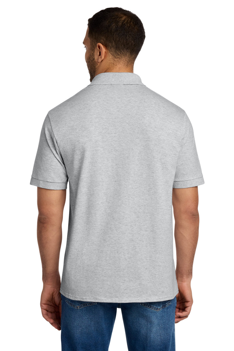 Port & Co Core Blend Jersey Knit Polo - Ash