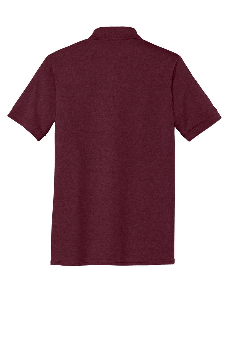Port & Co Core Blend Jersey Knit Polo - Athletic Maroon