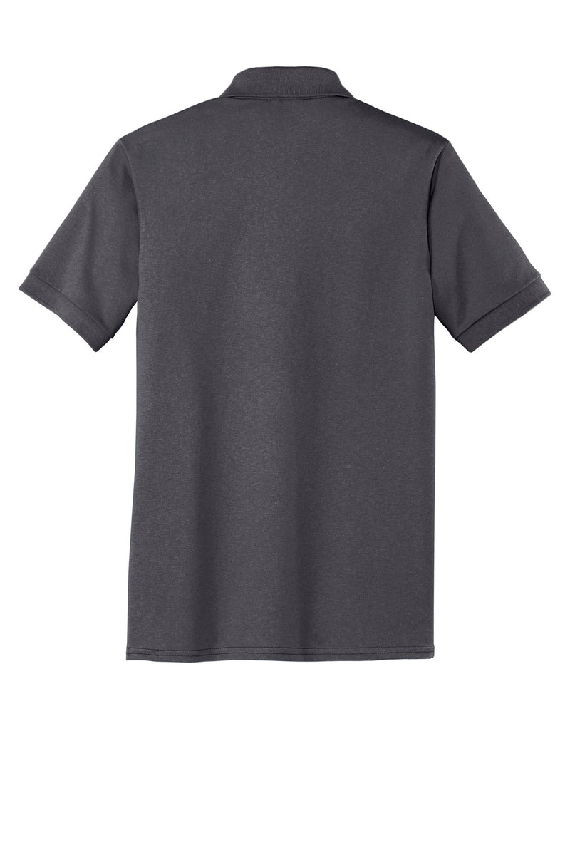 Port & Co Core Blend Jersey Knit Polo - Charcoal