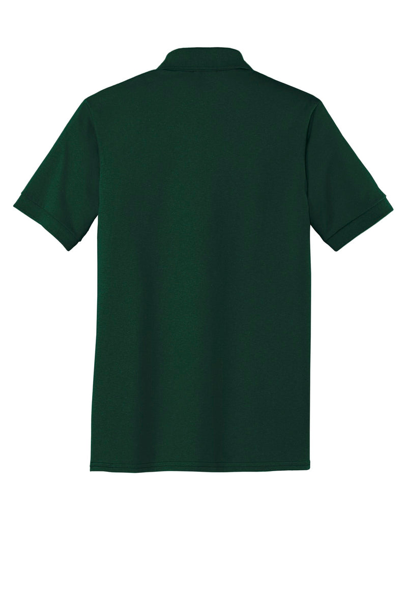 Port & Co Core Blend Jersey Knit Polo - Dark Green