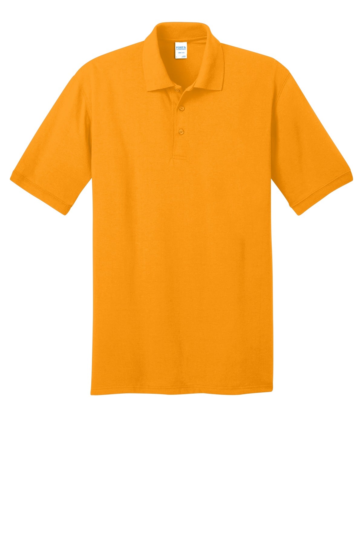 Port & Co Core Blend Jersey Knit Polo - Gold
