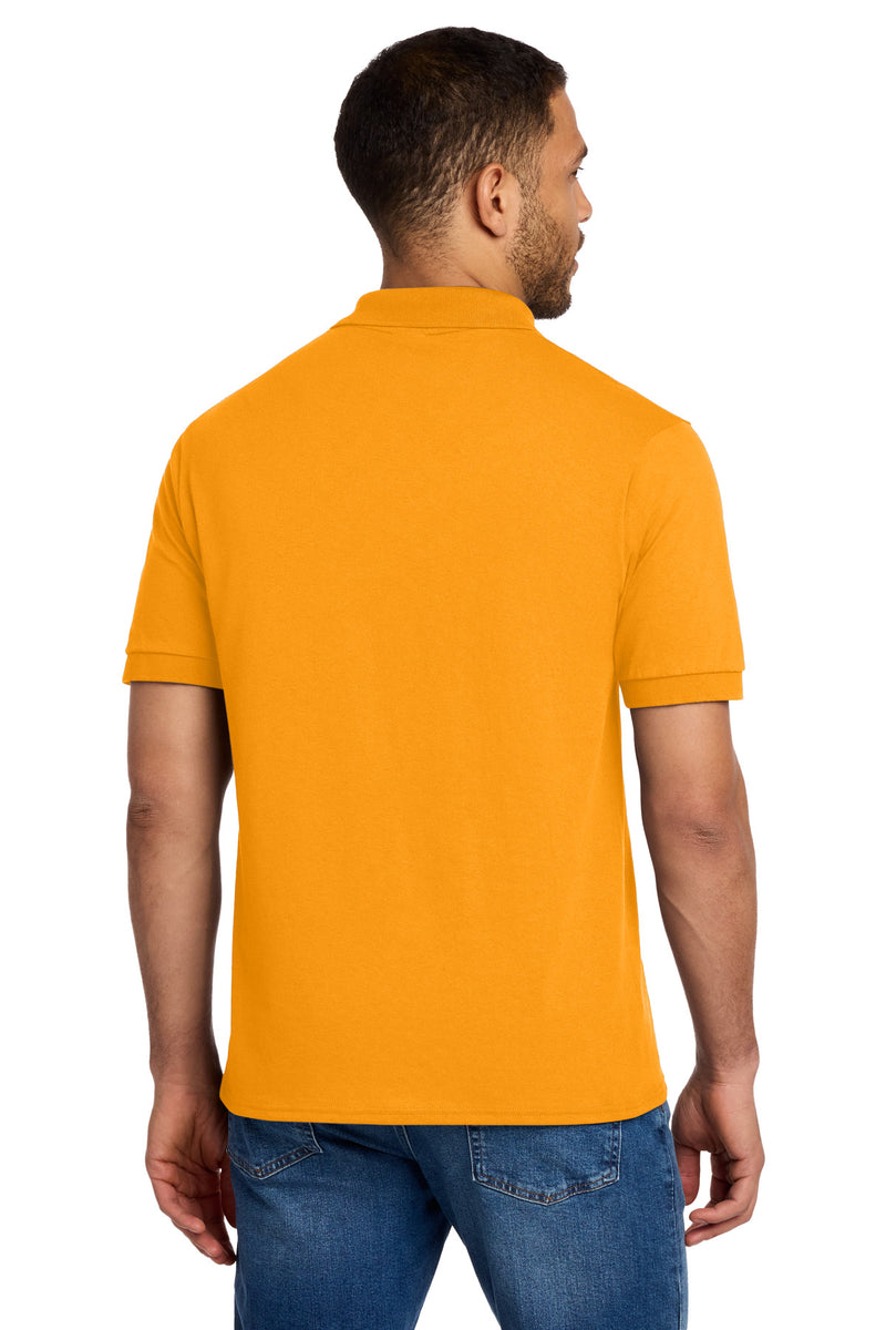 Port & Co Core Blend Jersey Knit Polo - Gold