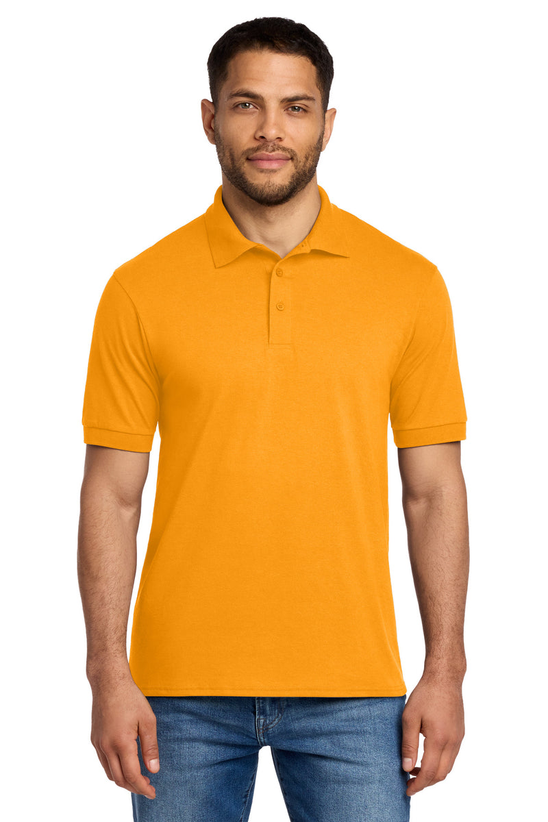 Port & Co Core Blend Jersey Knit Polo - Gold