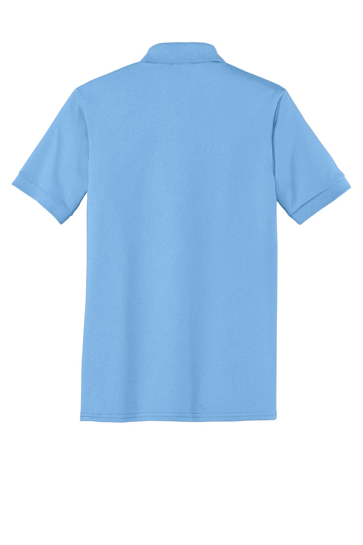 Port & Co Core Blend Jersey Knit Polo - Light Blue