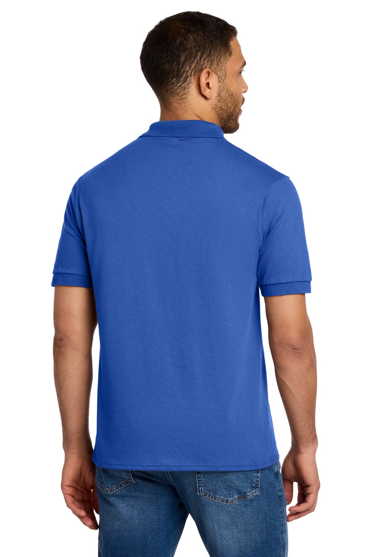 Port & Co Core Blend Jersey Knit Polo - Royal