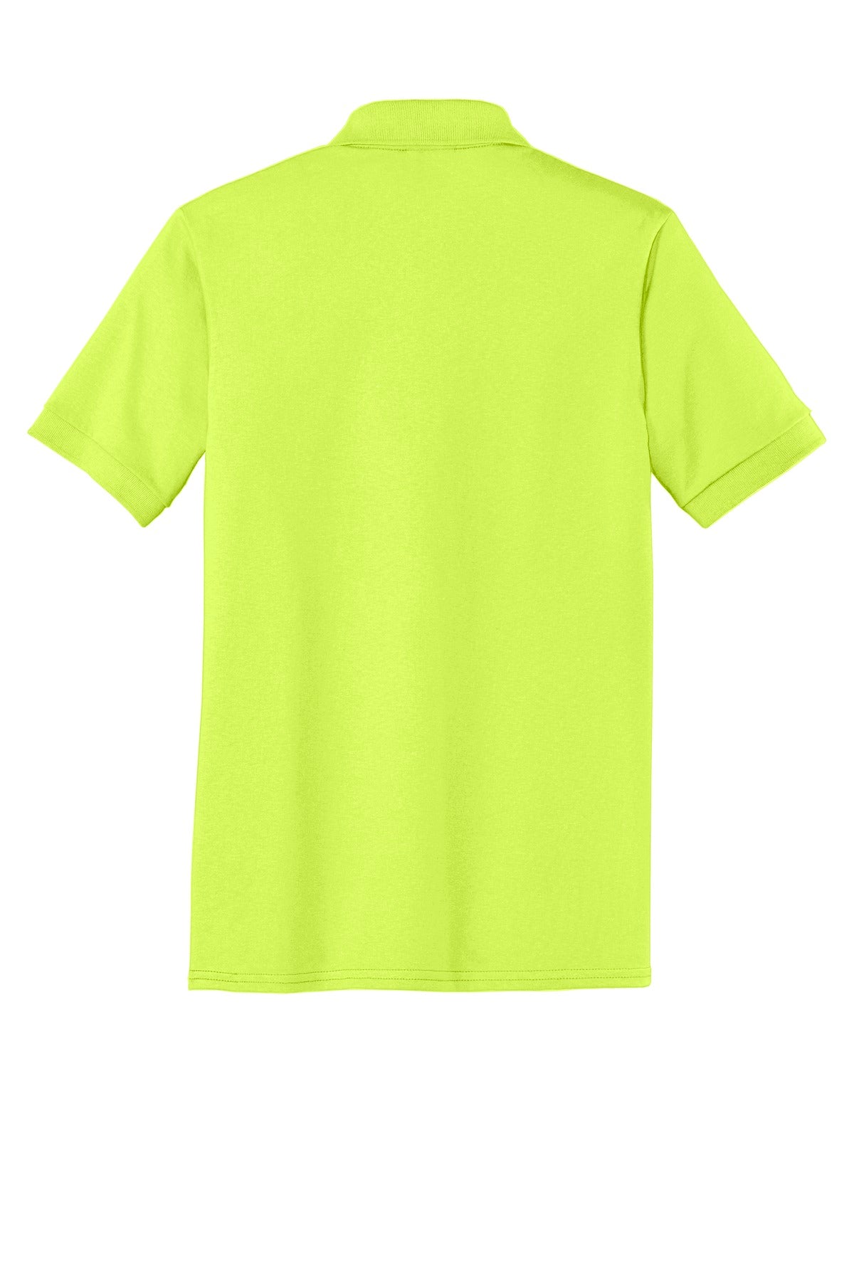 Port & Co Core Blend Jersey Knit Polo - Safety Green