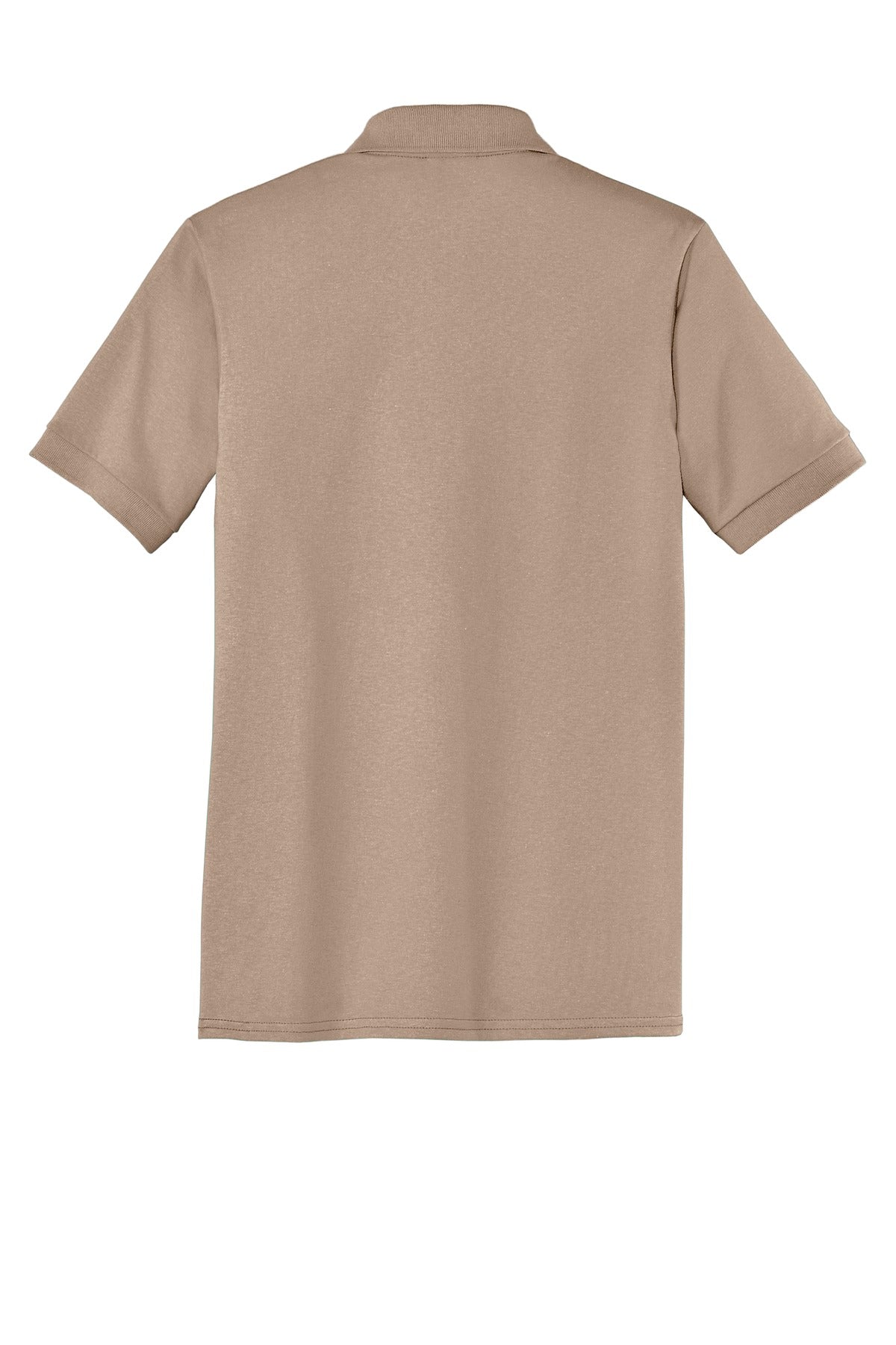 Port & Co Core Blend Jersey Knit Polo - Sand