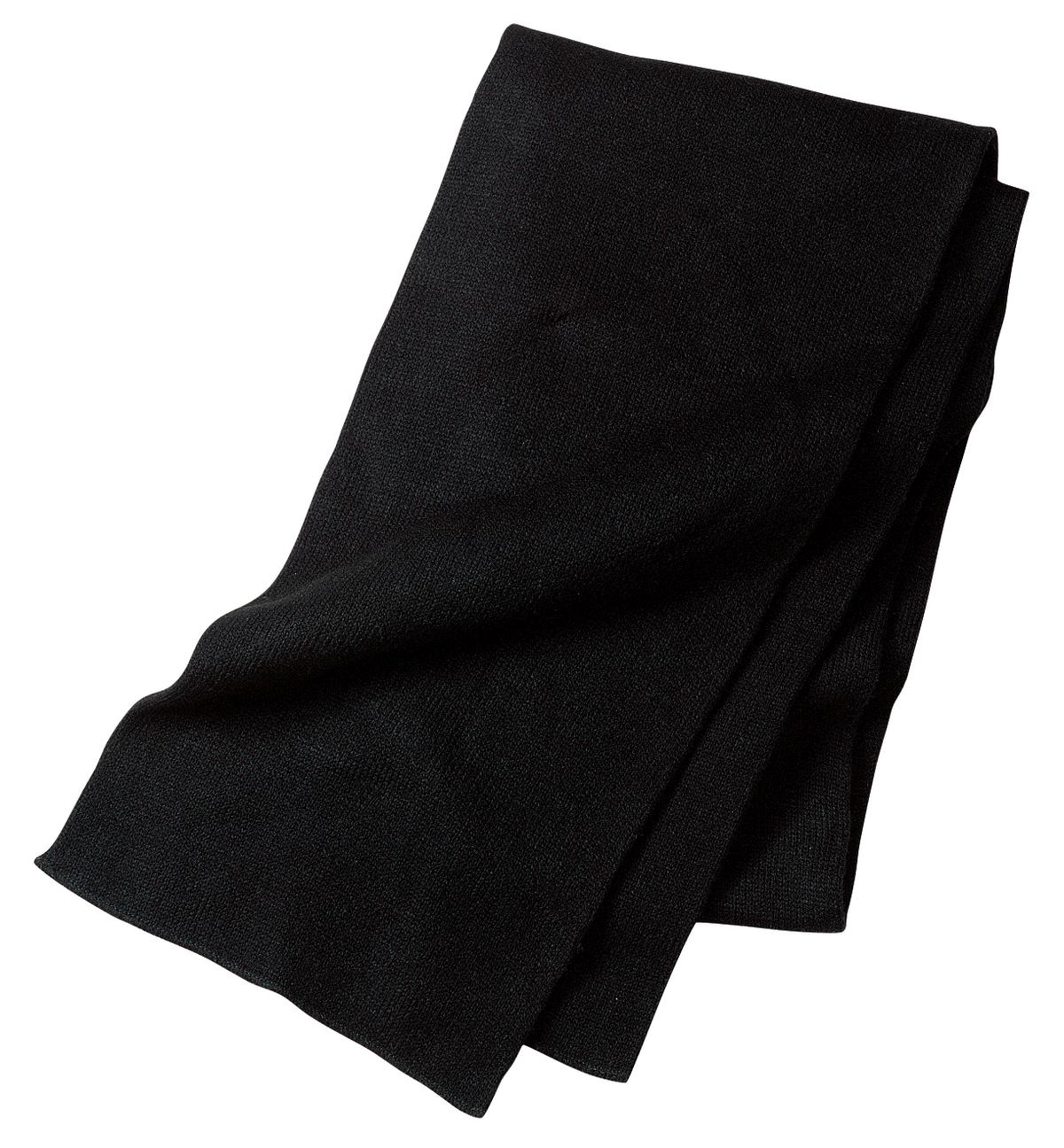 Port Authority Knitted Scarf - Black