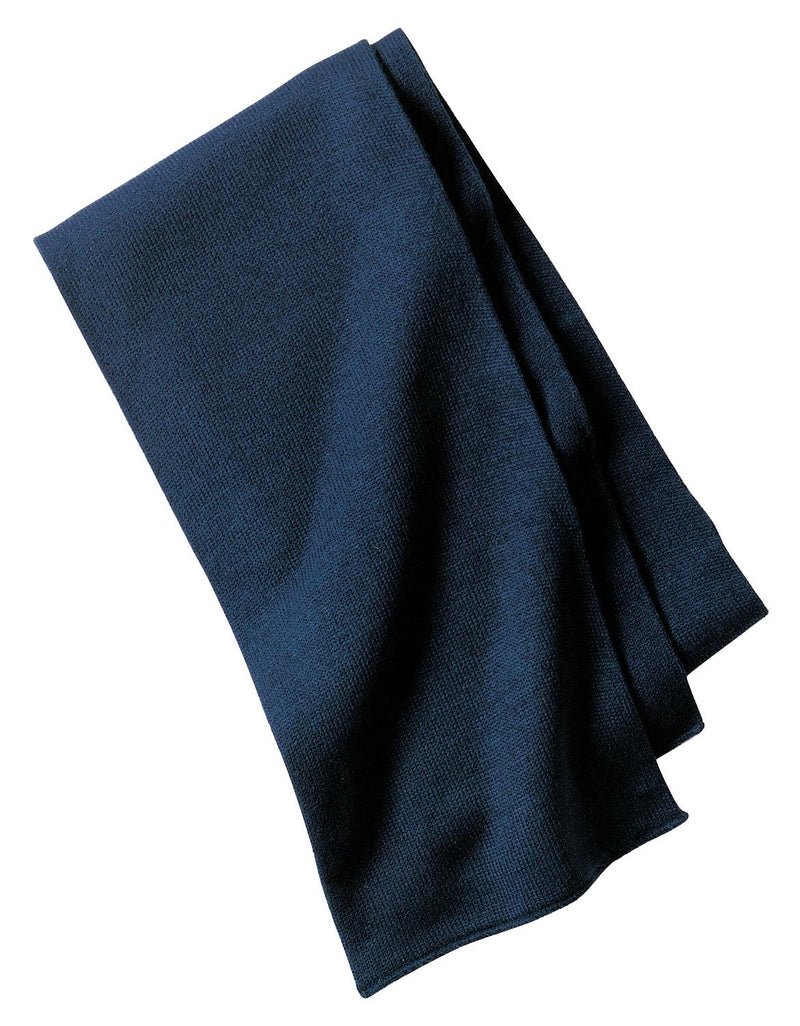 Port Authority Knitted Scarf - Navy