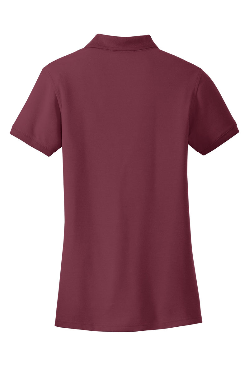 Port Authority Women's Core Classic Pique Polo - Burgundy