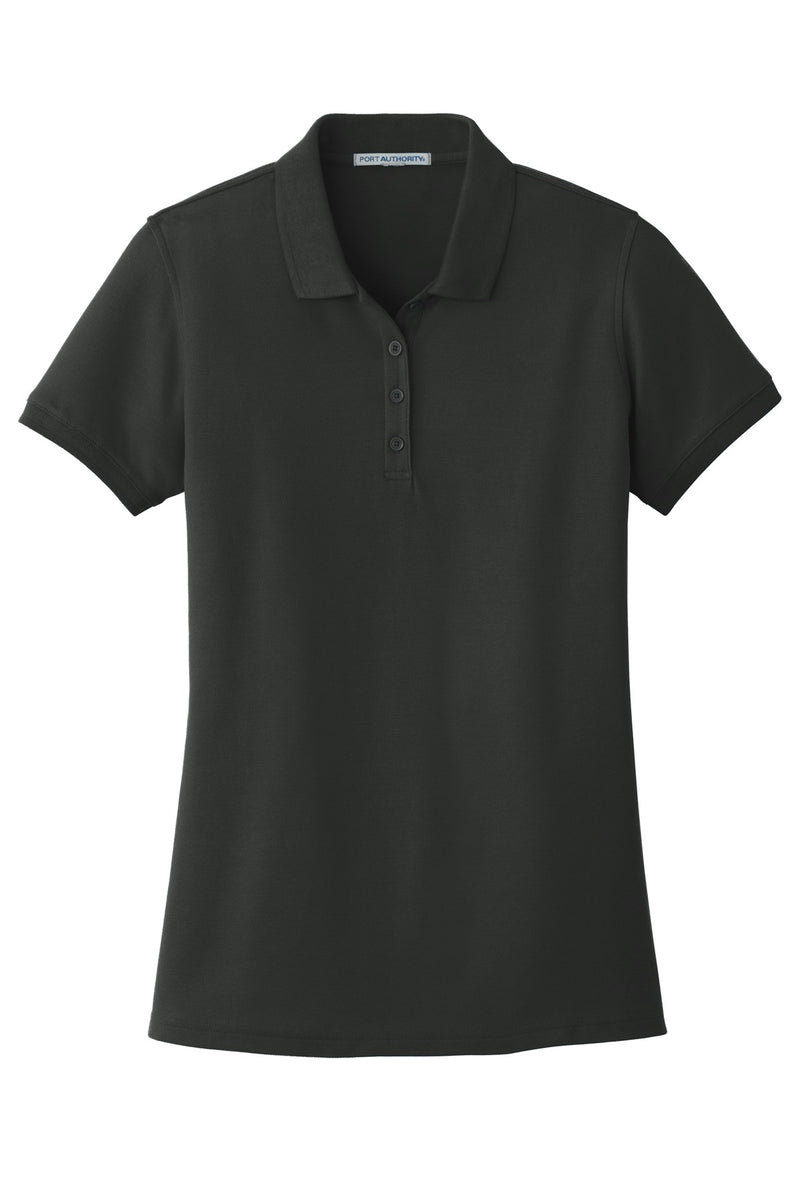 Port Authority Women's Core Classic Pique Polo - Deep Black