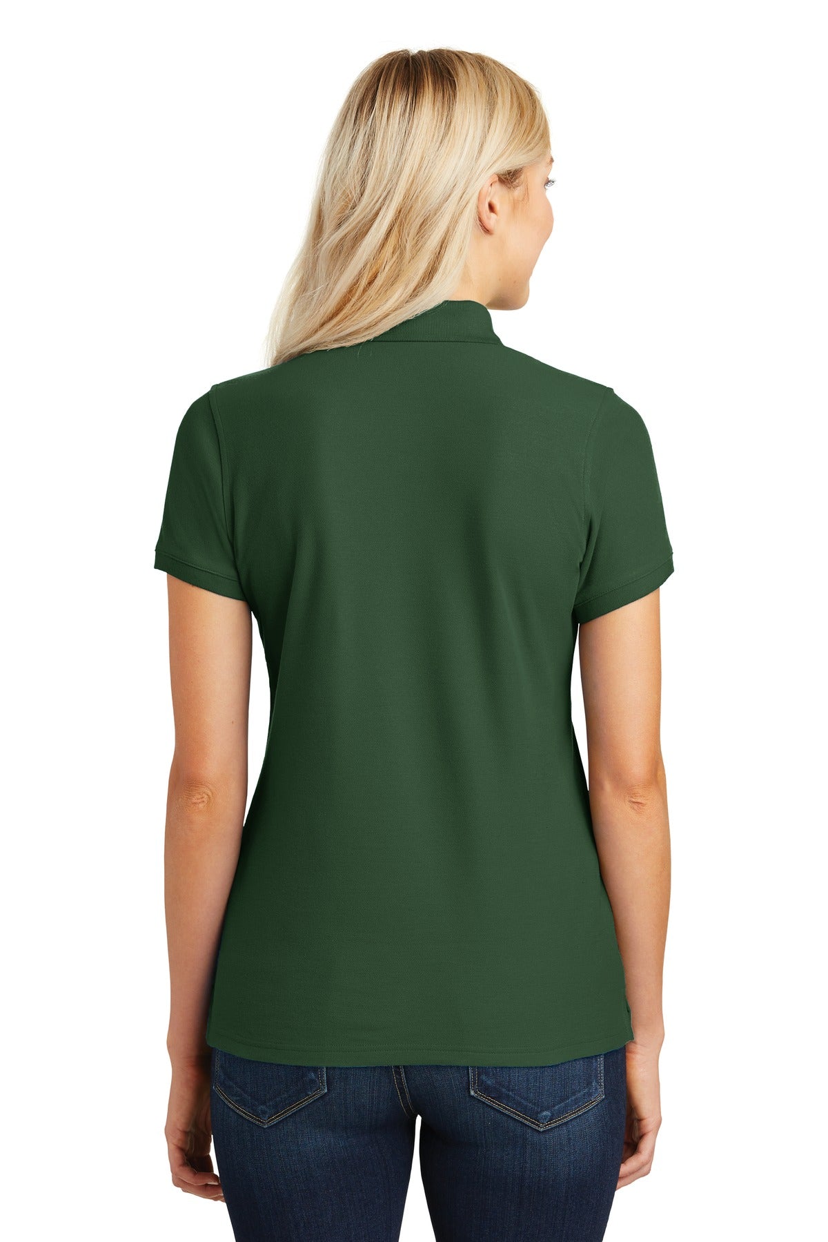 Port Authority Women's Core Classic Pique Polo - Deep Forest Green
