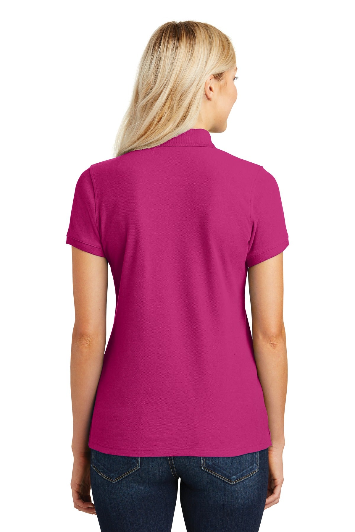 Port Authority Women's Core Classic Pique Polo - Pink Azalea