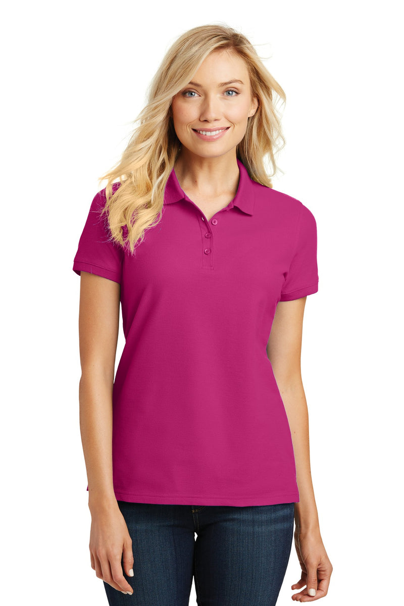 Port Authority Women's Core Classic Pique Polo - Pink Azalea