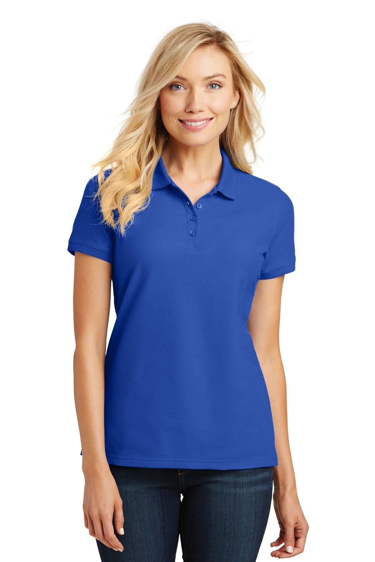 Port Authority Women's Core Classic Pique Polo - True Royal