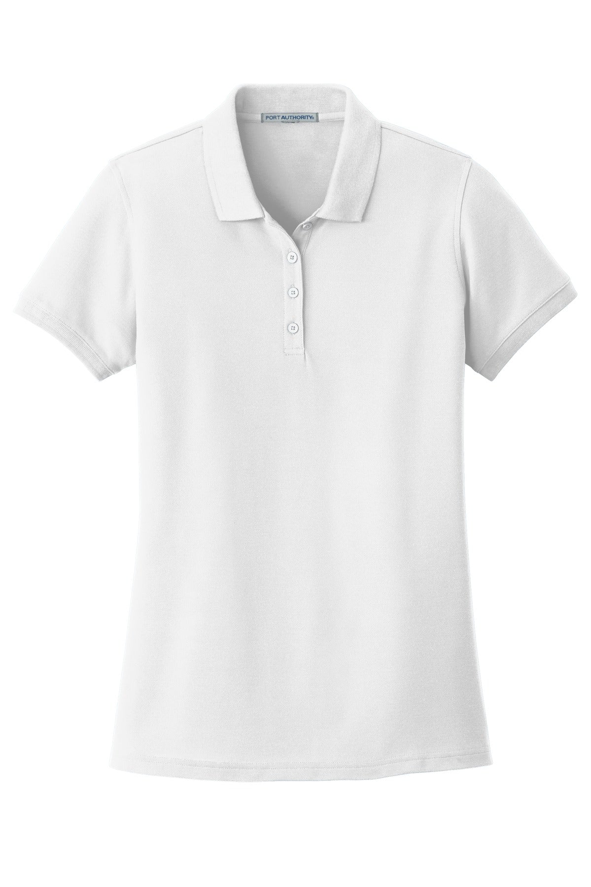 Port Authority Women's Core Classic Pique Polo - White