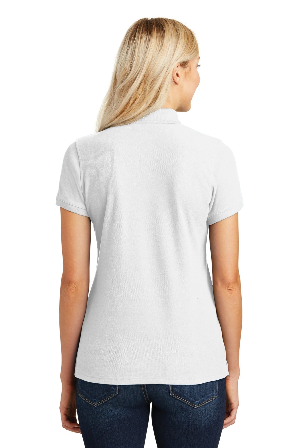 Port Authority Women's Core Classic Pique Polo - White