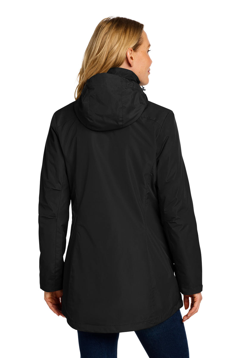 Port Authority Women's All-Weather 3-in-1 Jacket - Black