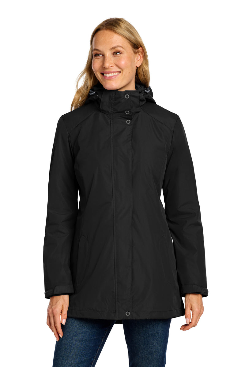 Port Authority Women's All-Weather 3-in-1 Jacket - Black