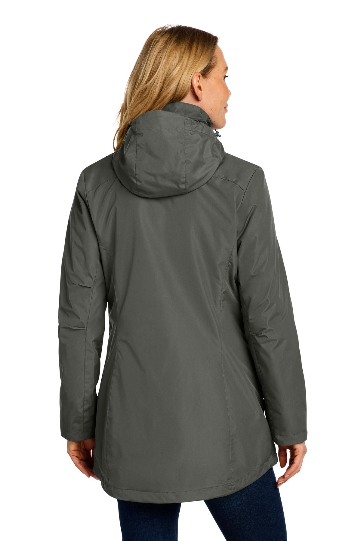 Port Authority Women's All-Weather 3-in-1 Jacket - Storm Grey