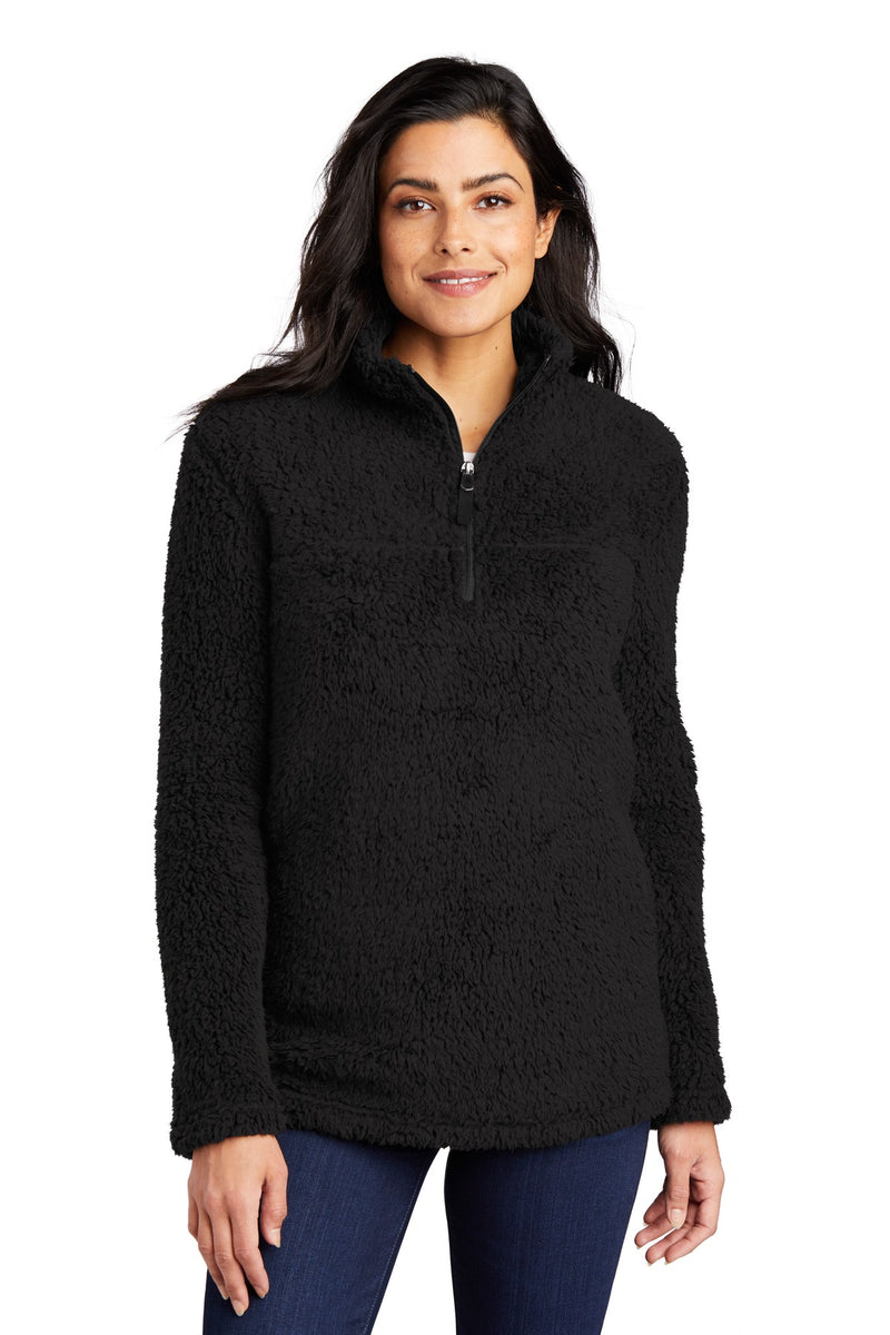 Port Authority Women's Cozy 1/4-Zip Fleece - Black