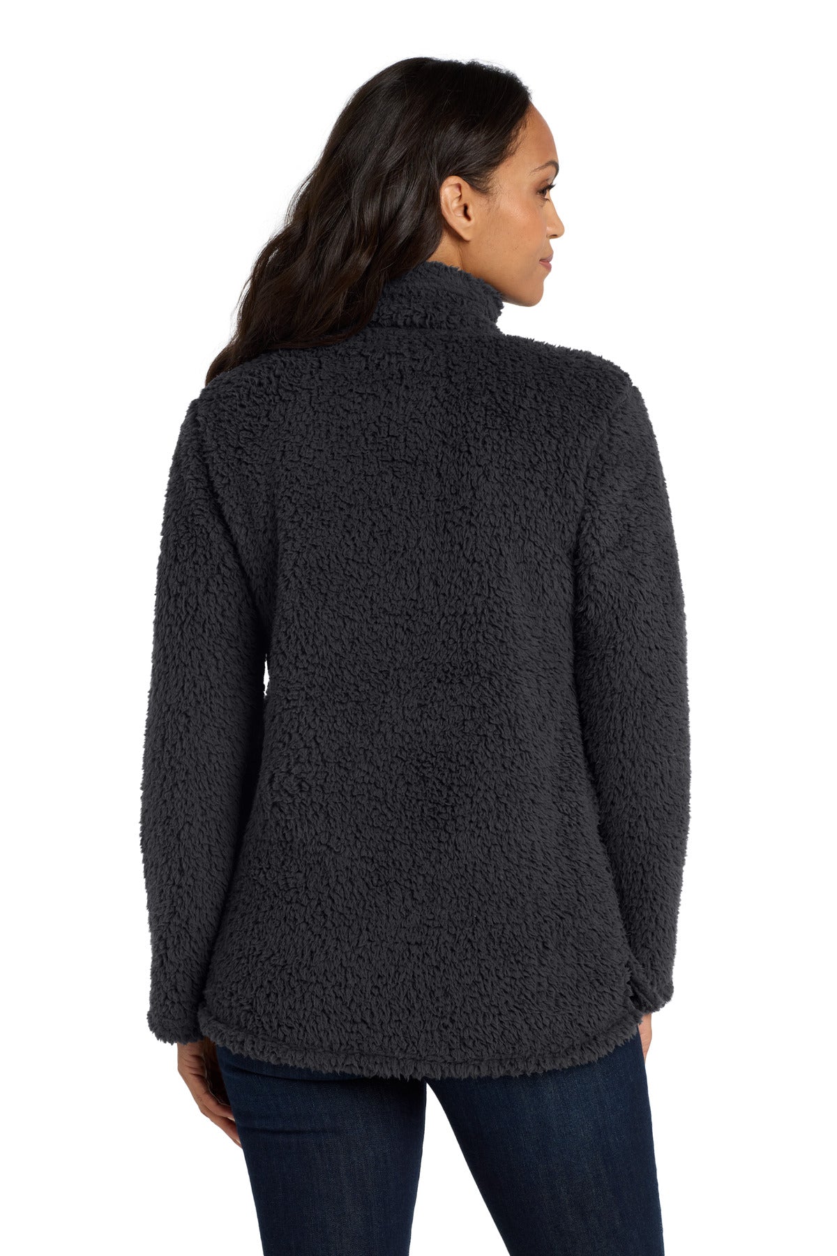 Port Authority Women's Cozy 1/4-Zip Fleece - Charcoal