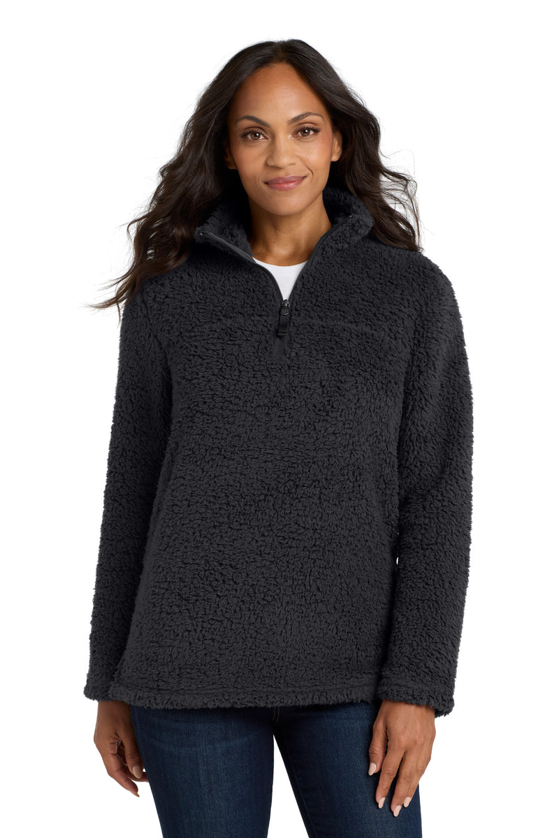 Port Authority Women's Cozy 1/4-Zip Fleece - Charcoal