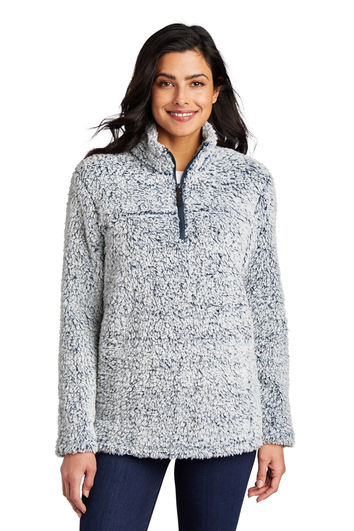 Port Authority Women's Cozy 1/4-Zip Fleece - Navy Heather
