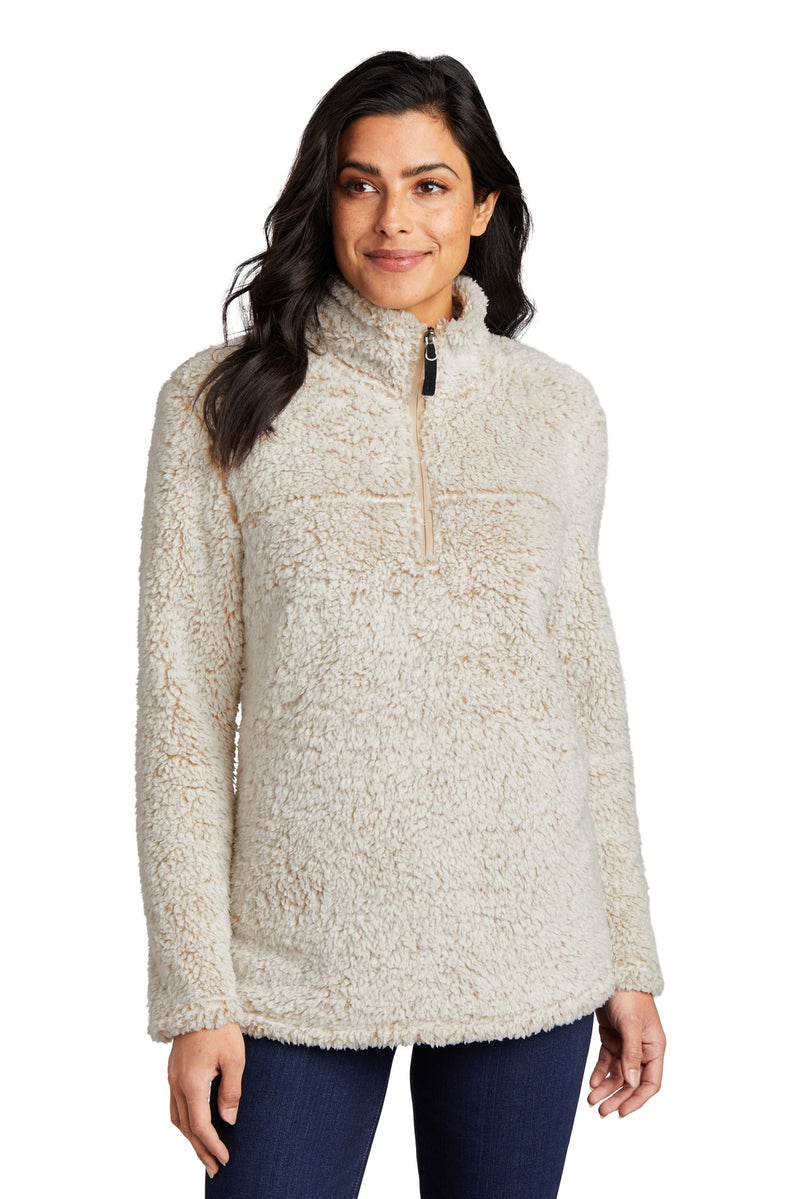 Port Authority Women's Cozy 1/4-Zip Fleece - Oatmeal Heather