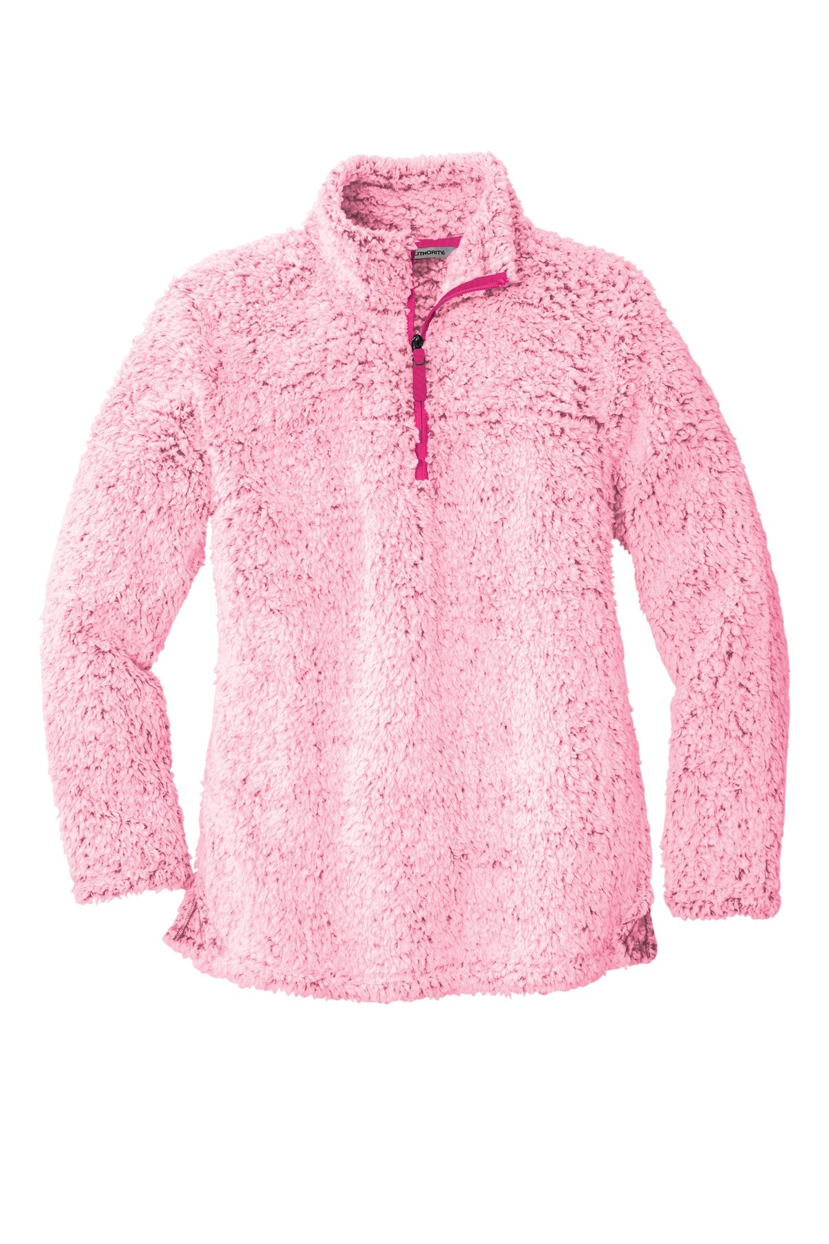 Port Authority Women's Cozy 1/4-Zip Fleece - Pop Raspberry Heather