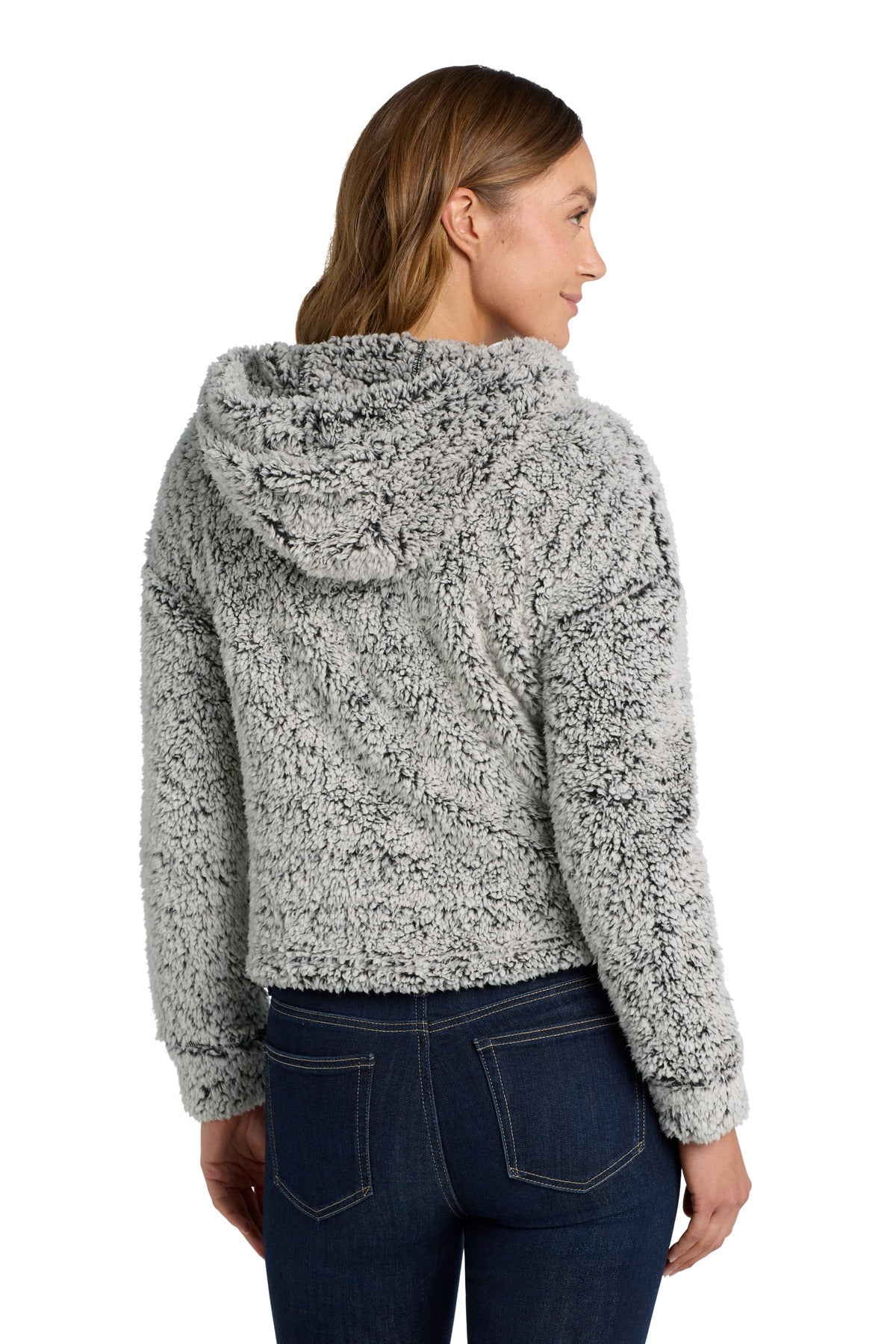 Port Authority  Women's Cozy Fleece Hoodie - Grey Heather