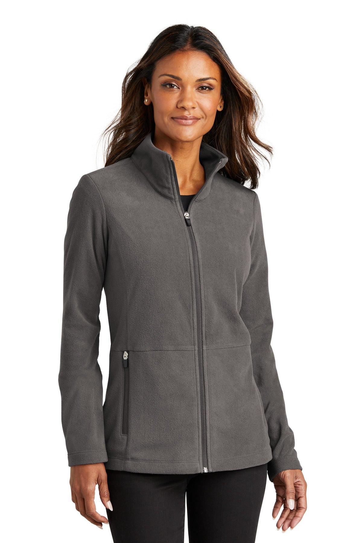 Port Authority Women's Accord Microfleece Jacket - Pewter