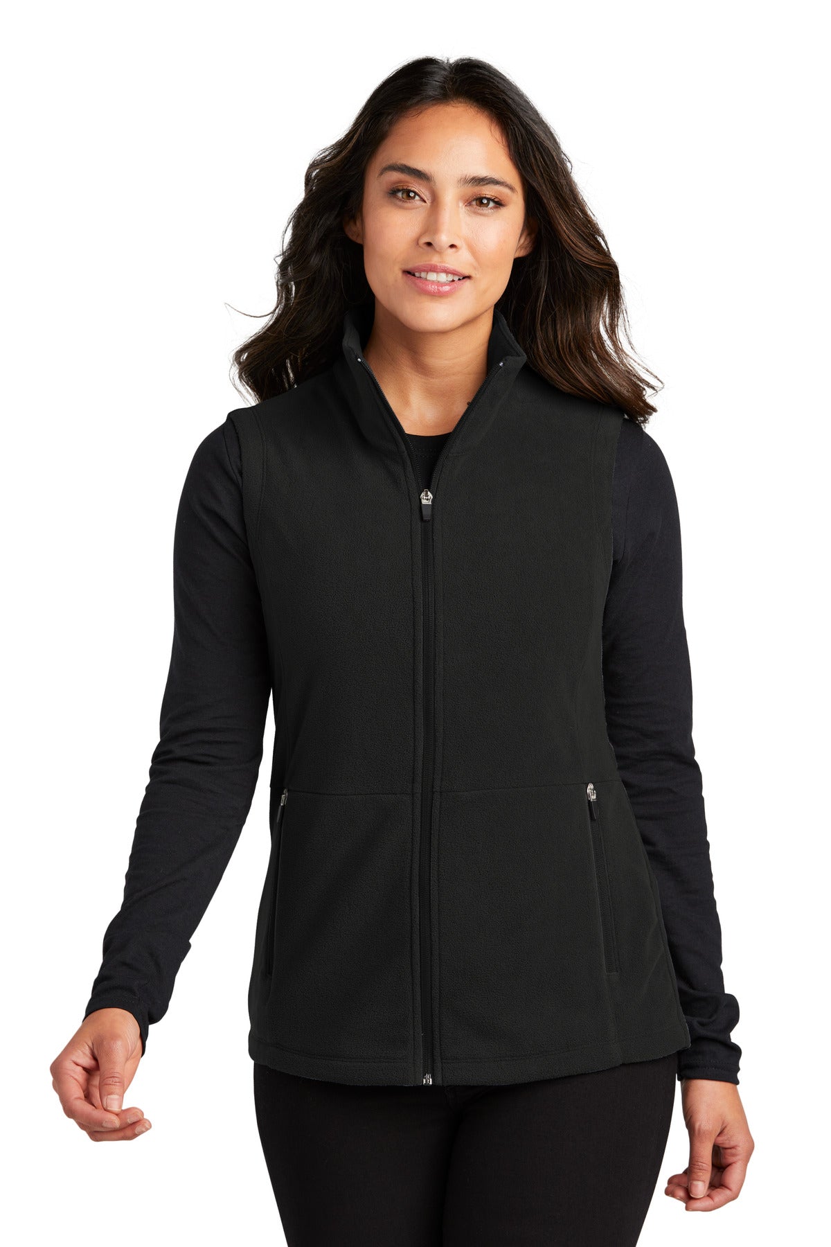 Port Authority Women's Accord Microfleece Vest - Black