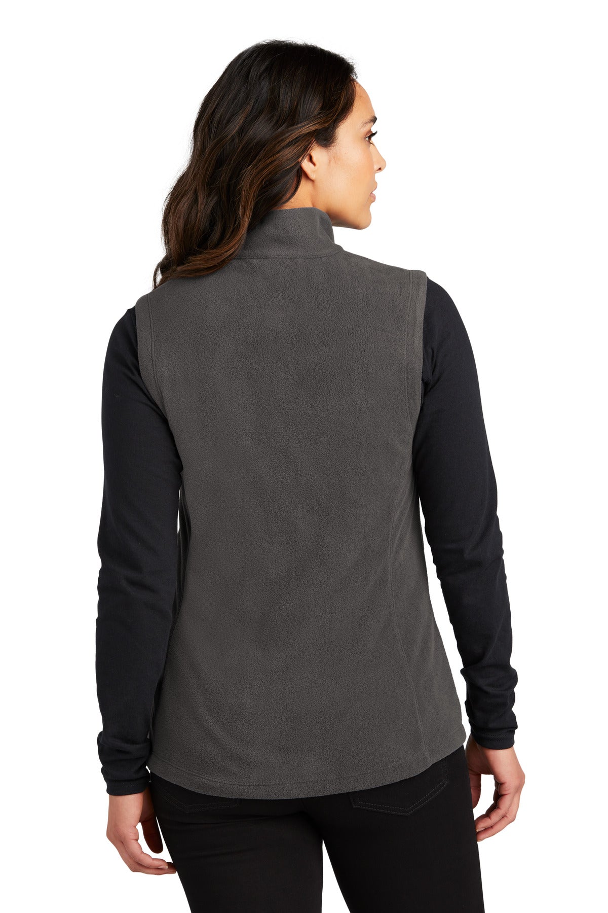 Port Authority Women's Accord Microfleece Vest - Pewter