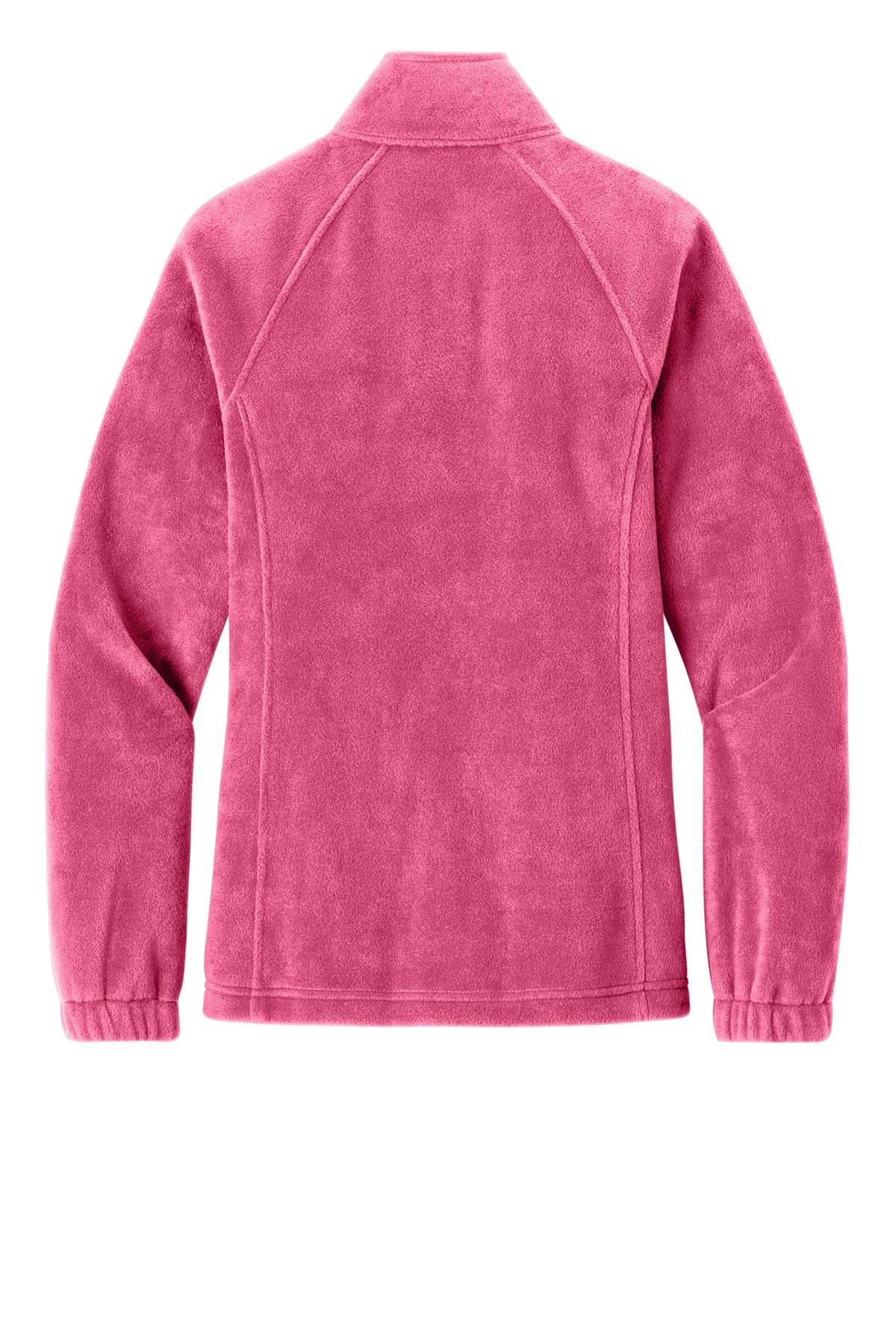 Port Authority Women's Plush Fleece Full-Zip Jacket - Awareness Pink