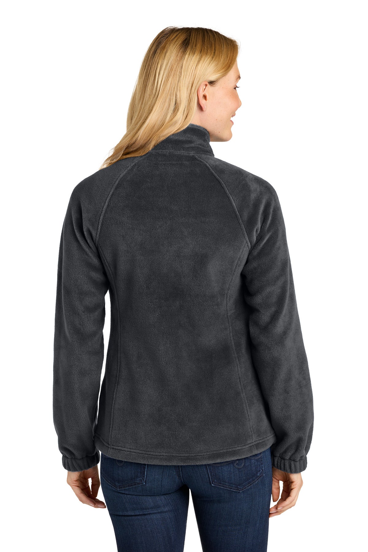 Port Authority Women's Plush Fleece Full-Zip Jacket - Black