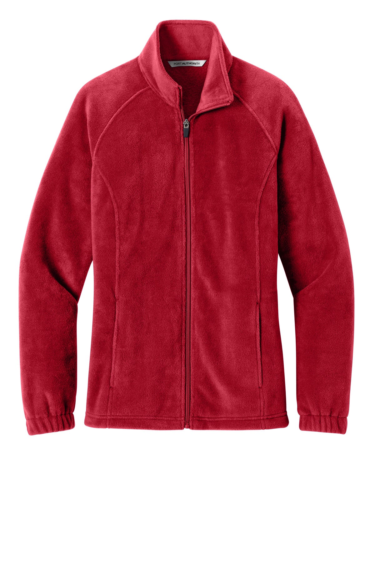 Port Authority Women's Plush Fleece Full-Zip Jacket - Rich Red