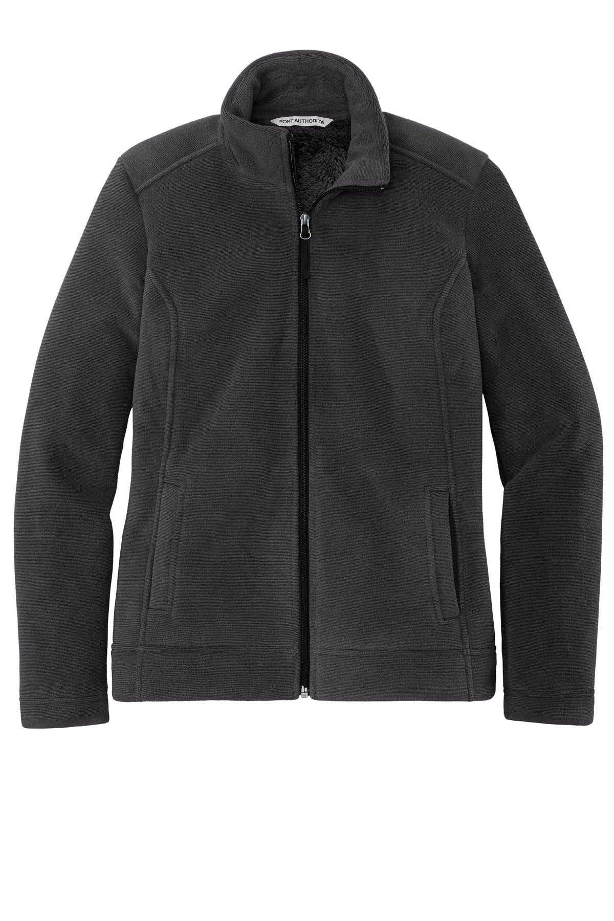 Port Authority  Women's Ultra Warm Brushed Fleece Jacket - Graphite/ Deep Black
