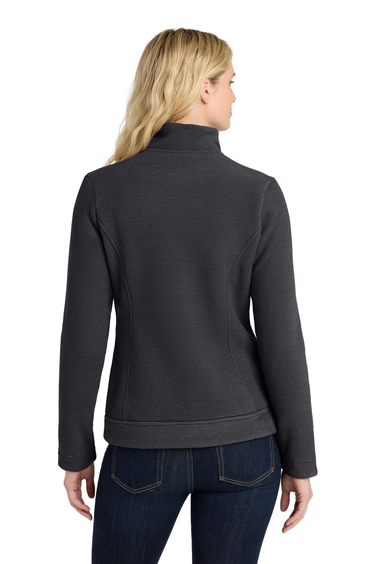 Port Authority  Women's Ultra Warm Brushed Fleece Jacket - Graphite/ Deep Black