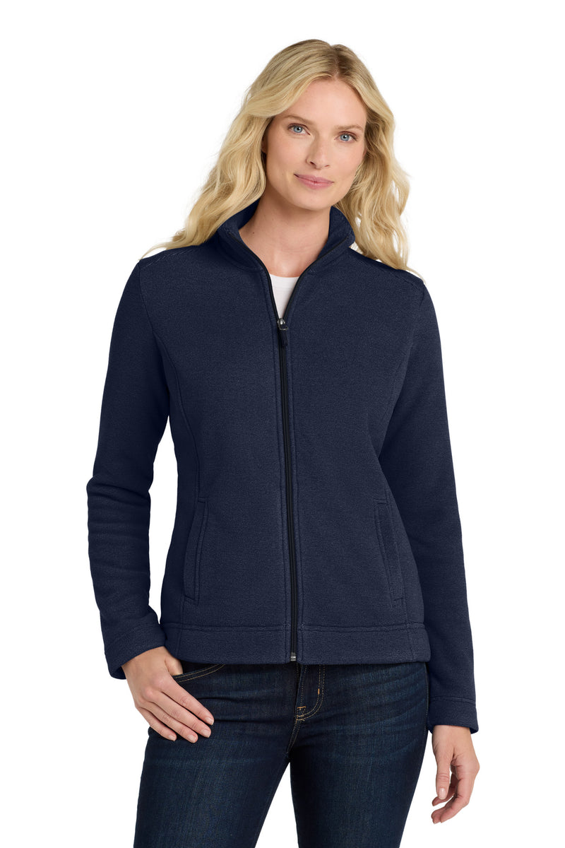 Port Authority  Women's Ultra Warm Brushed Fleece Jacket - Insignia Blue/ River Blue Navy