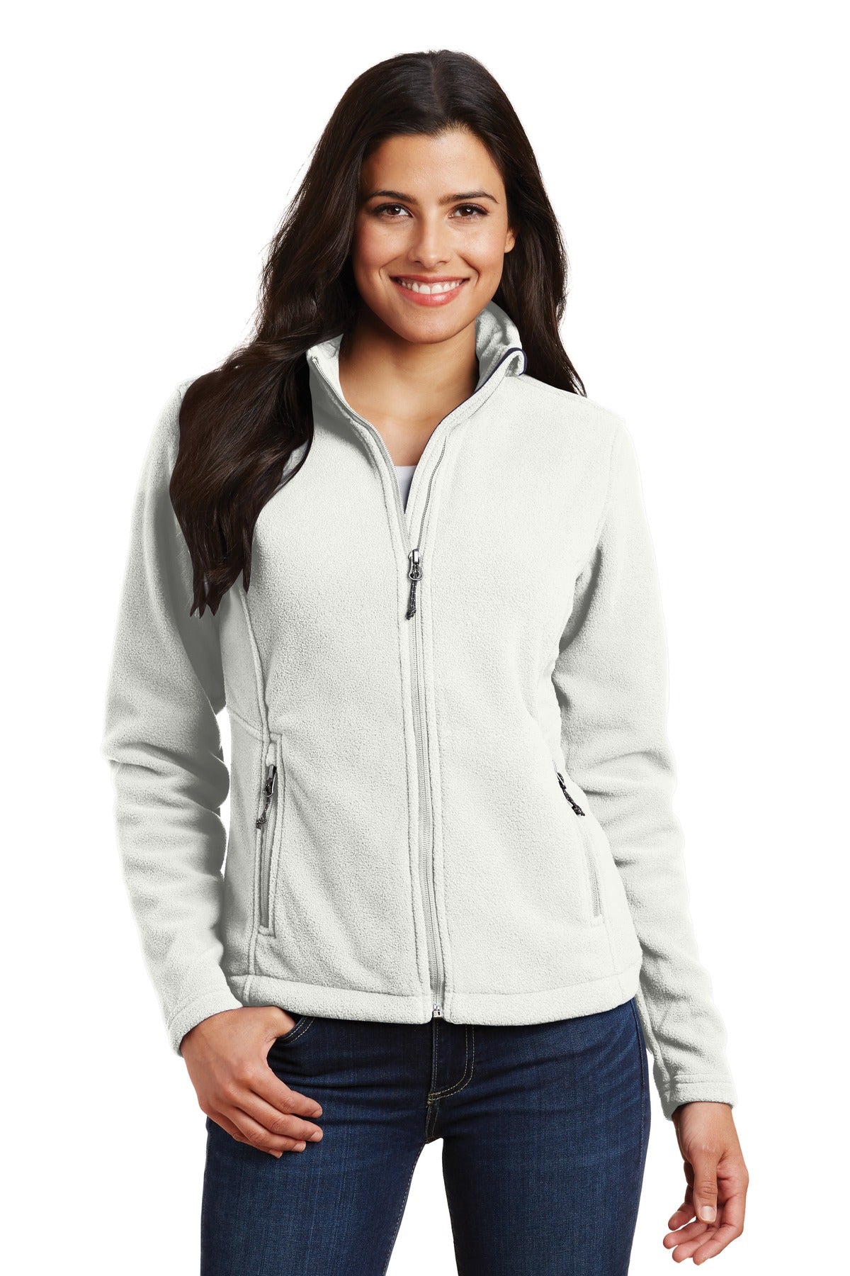 Port Authority Women's Value Fleece Jacket - Winter White