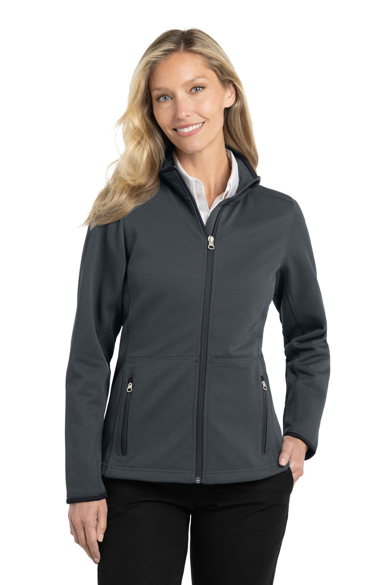 Port Authority Women's Pique Fleece Jacket - Graphite