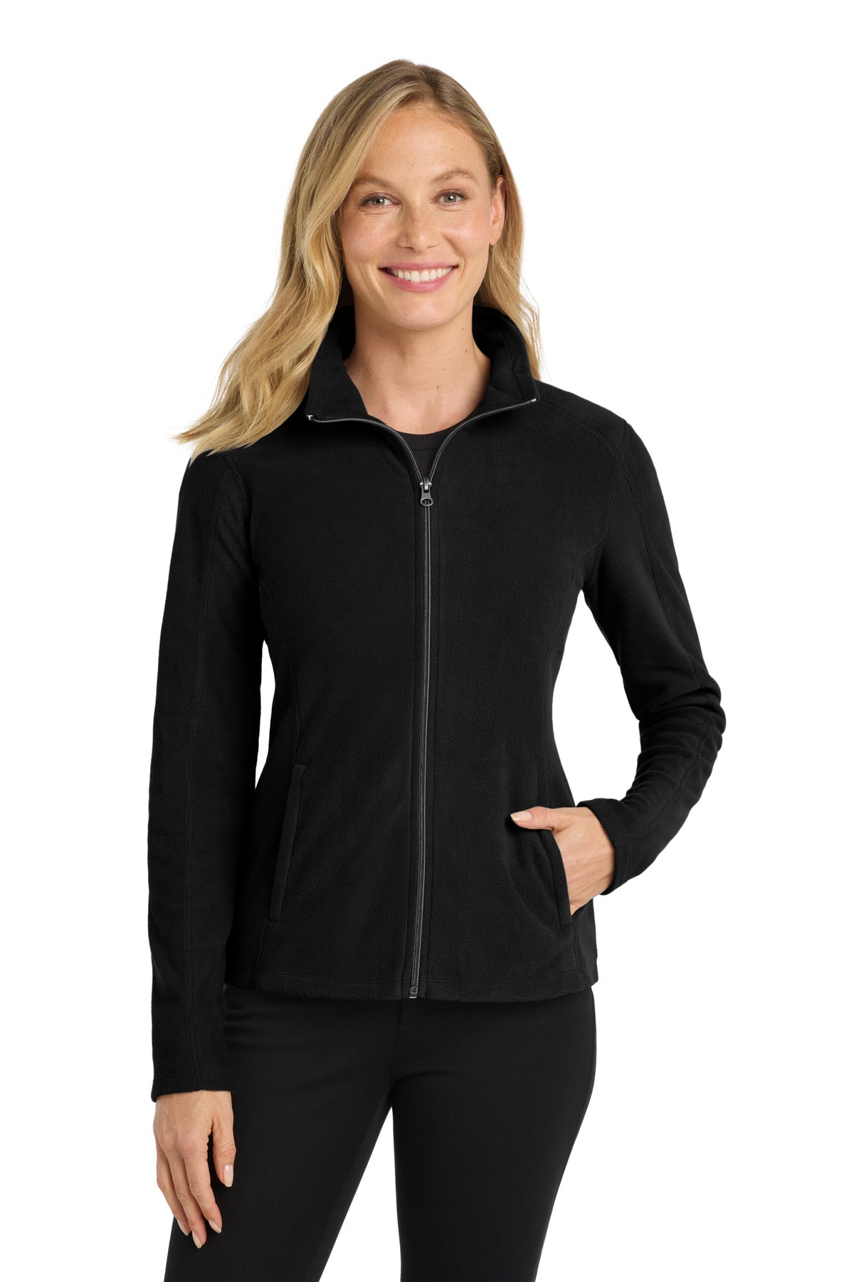 Port Authority Women's Microfleece Jacket - Black