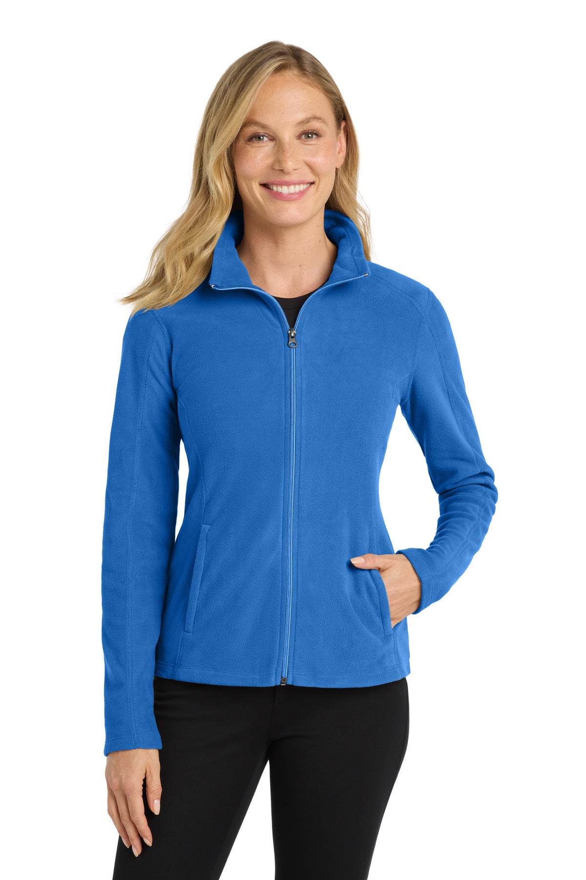Port Authority Women's Microfleece Jacket - Light Royal