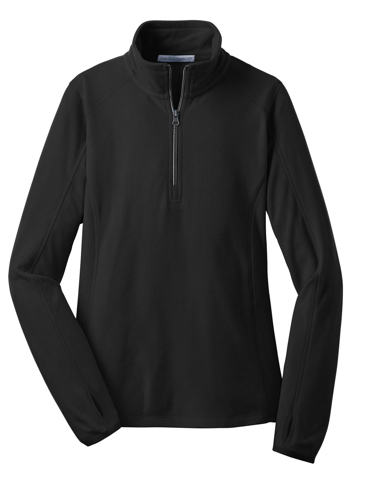 Port Authority Women's Microfleece 1/2-Zip Pullover - Black