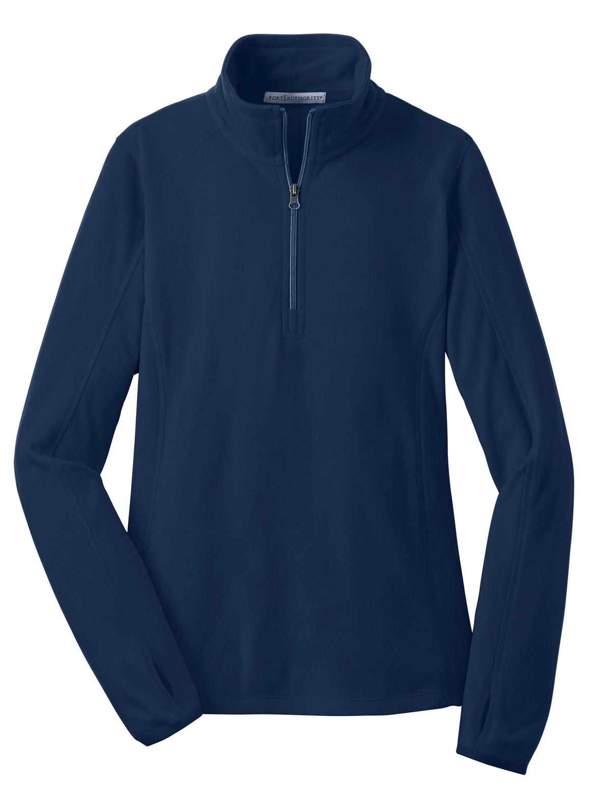 Port Authority Women's Microfleece 1/2-Zip Pullover - True Navy