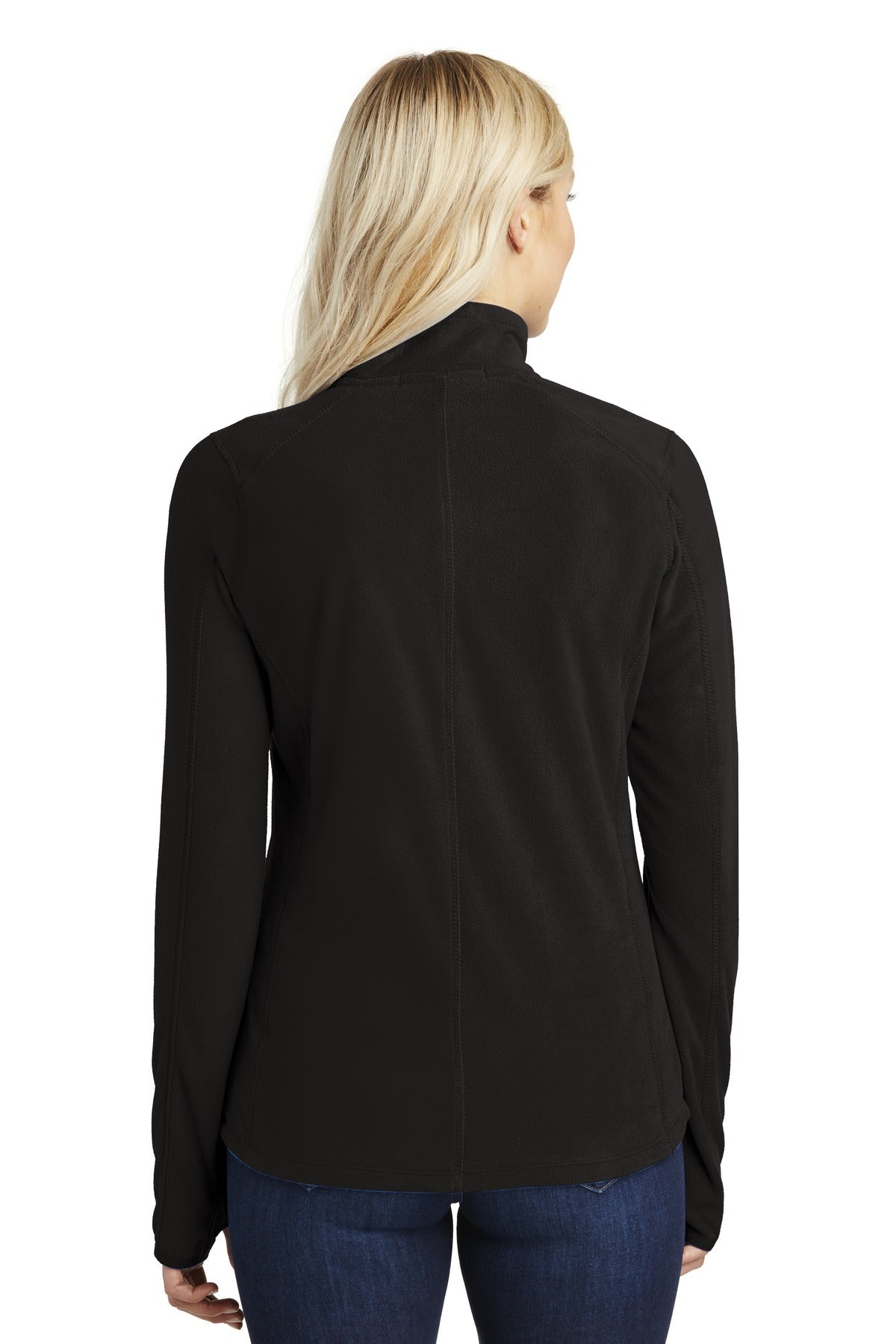 Port Authority Women's Microfleece 1/2-Zip Pullover - Black