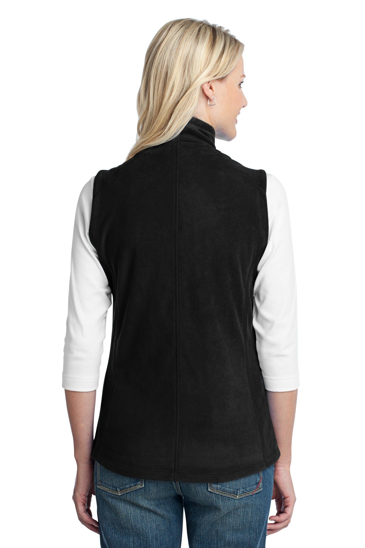 Port Authority Women's Microfleece Vest - Black
