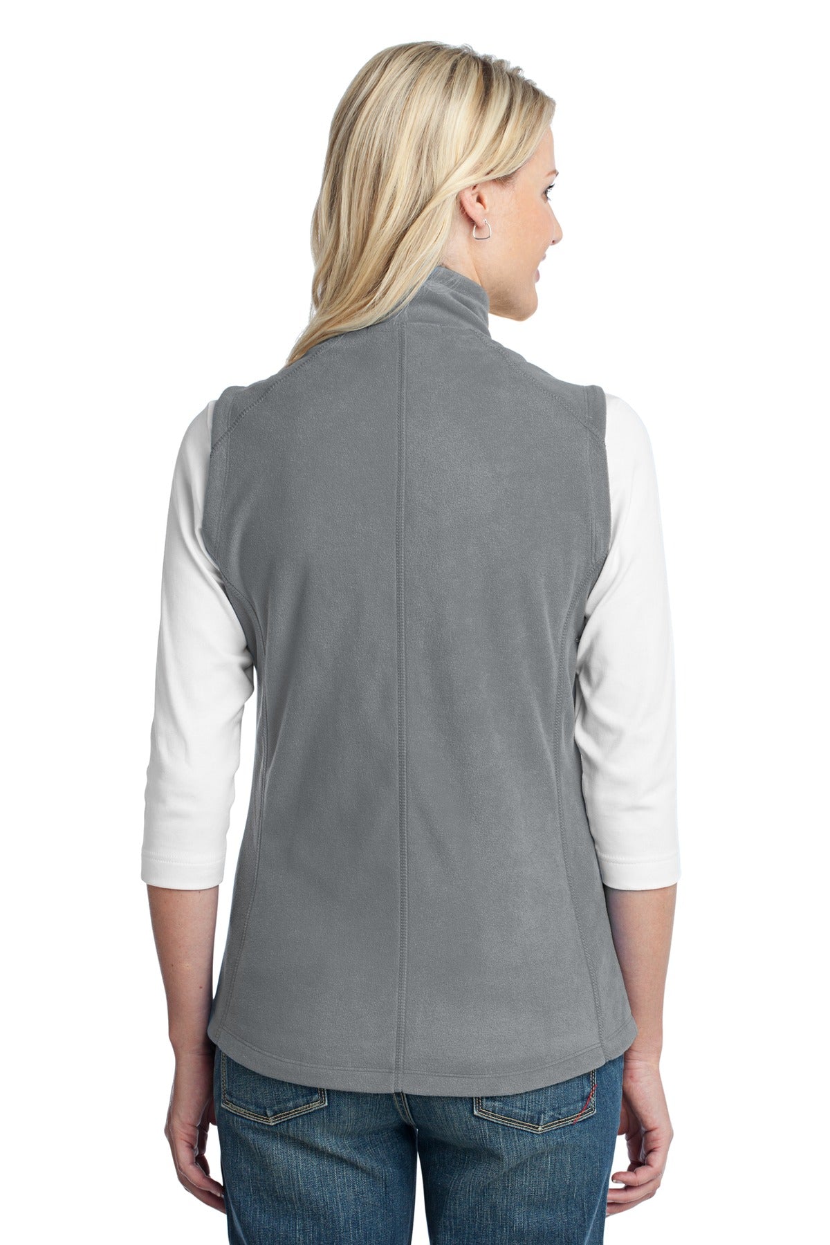 Port Authority Women's Microfleece Vest - Pearl Grey