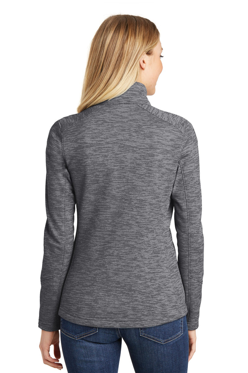 Port Authority Women's Digi Stripe Fleece Jacket - Black